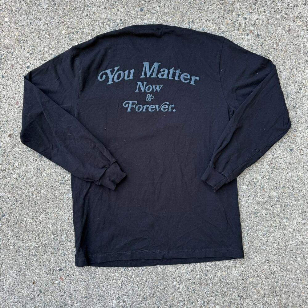 Demetrius Harmon You Matter Now & Forever Long Sleeve 'Black' T Shirt